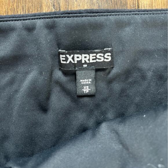 Express Factory Black& White Mini Sequin Skirt Art Deco Geometric Y2K Monochrome - Picture 7 of 9